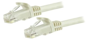 StarTech.com 7.5m CAT6 Ethernet Cable, 10 Gigabit Snagless RJ45 650MHz 100W PoE Patch Cord - Weiß von LumaTech