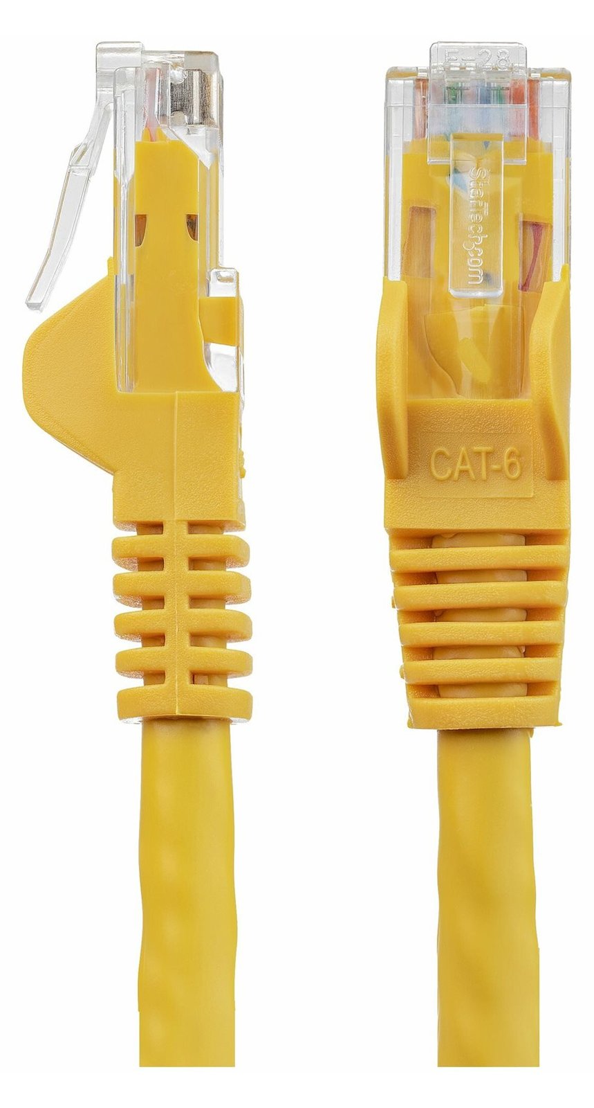StarTech.com 7.5m CAT6 Ethernet Cable, 10 Gigabit Snagless RJ45 650MHz 100W PoE Patch Cord - Gelb