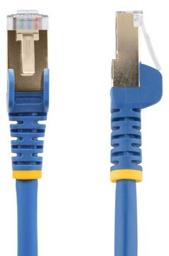 StarTech.com 7.5m CAT6A Ethernet Cable, 10 Gigabit Shielded Snagless RJ45 100W PoE Patch Cord - Blau von LumaTech