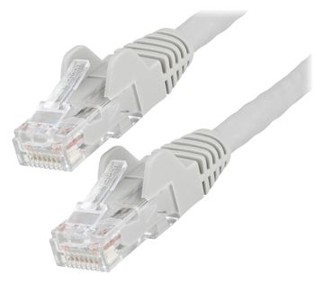 StarTech.com 7m Netzwerkkabel CAT6 - LSZH(weniger Rauch, Halogenfrei) - 10Gbit 650MHz 100W POE RJ45 U/UTP - Grau von LumaTech