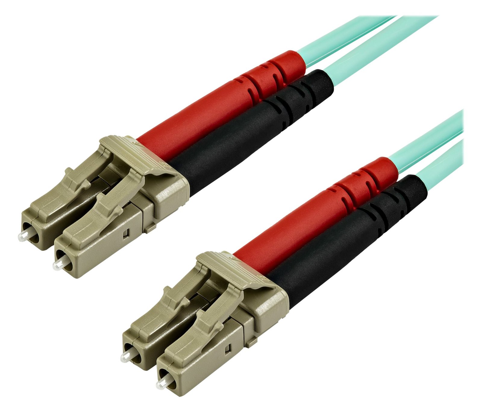 StarTech.com 7m OM3 LC to LC Multimode Duplex Fiber Optic Patch Cable - Aqua - 50/125 - LSZH Fiber Optic Cable
