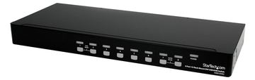 StarTech.com 8 Port 1HE DVI USB KVM Switch - 8-fach DVI-I / USB-B Umschalter zur Rack-Montage von LumaTech