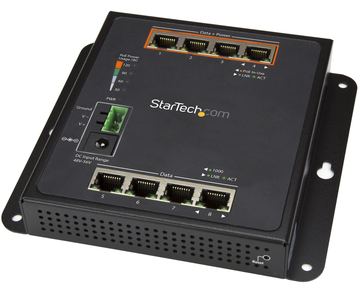 StarTech.com 8 Port POE Managed Ethernet Switch - 30W per PoE+ Port - Industrieller managed Wandmontage Netzwerk Switch von LumaTech