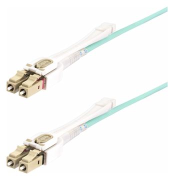 StarTech.com 8m (26ft) LC to LC (UPC) OM4 Multimode Fiber Optic Cable w/Push Pull Tabs, 50/125µm, 100G Networks von LumaTech
