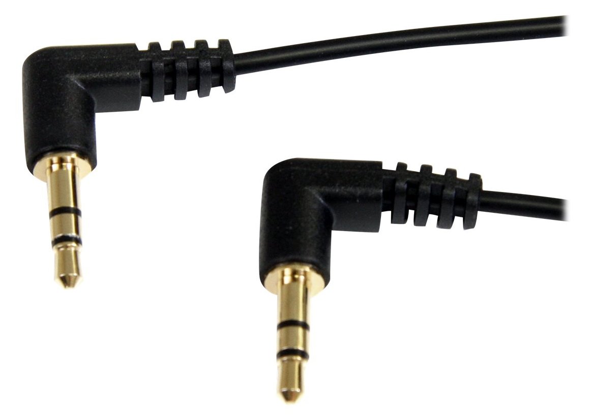 StarTech.com 90cm 3,5mm Klinke Audiokabel rechts gewinkelt von LumaTech