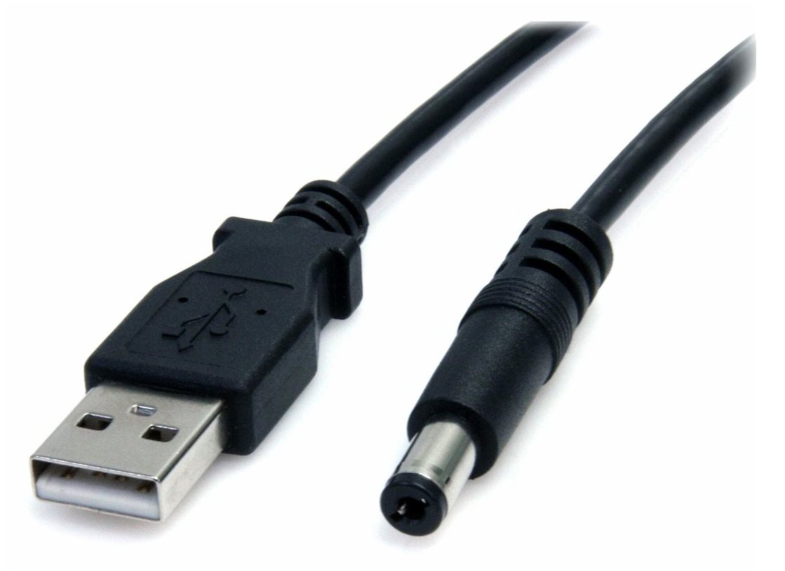 StarTech.com 91cm USB Typ-M 5V Hohlstecker - USB auf 5,5mm DC-Stecker - Stromkabel - USB (nur Strom)