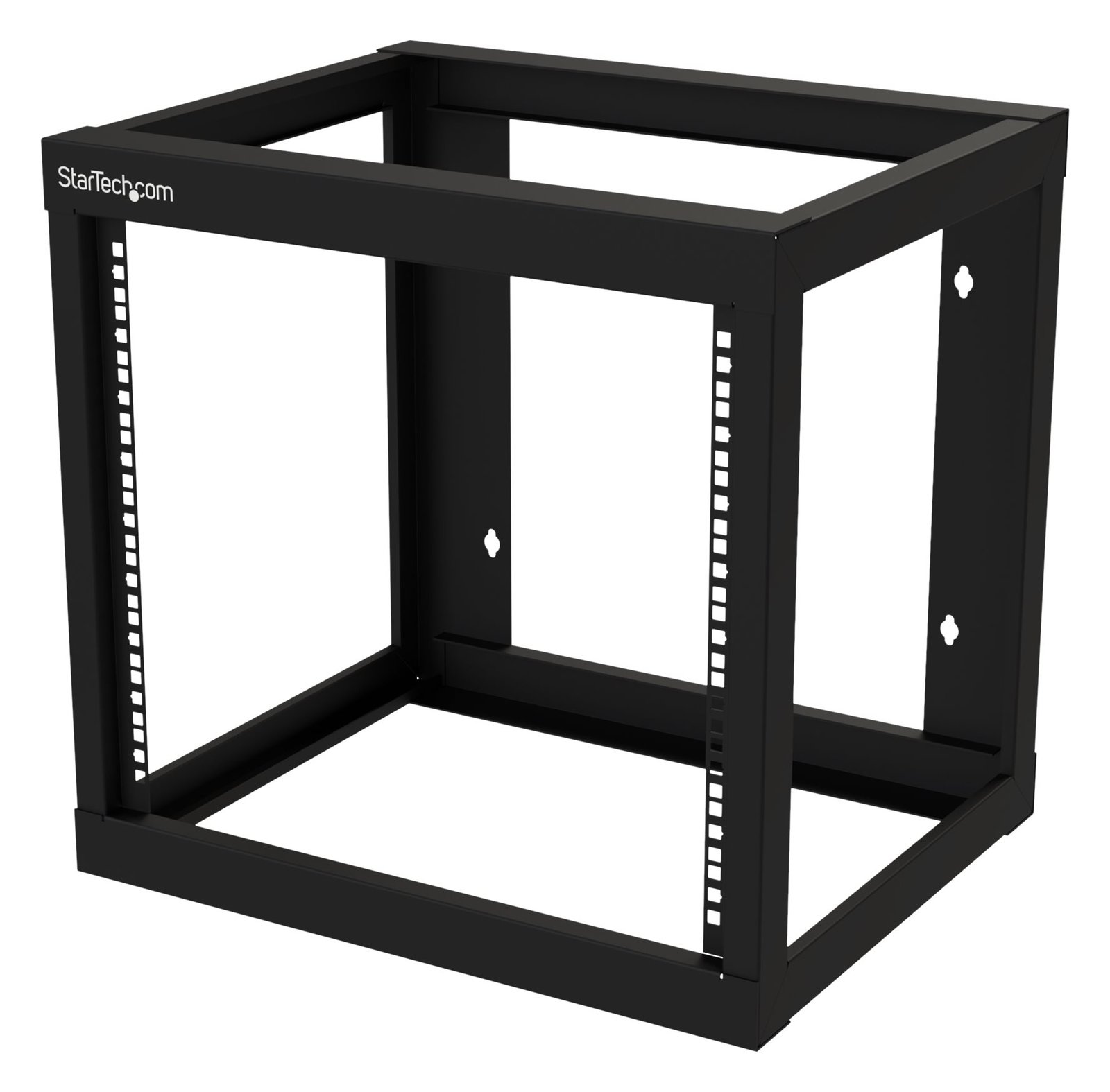 StarTech.com 9U 19 Wall Mount Network Rack 17 Deep 2 Post Open Frame for Server Room/Data/AV/IT/Communication