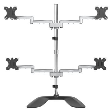 StarTech.com ARMQUADSS Monitorhalterung fur vier Bildschirme (fur bis zu 32 VESA-Monitore, beweglich von LumaTech