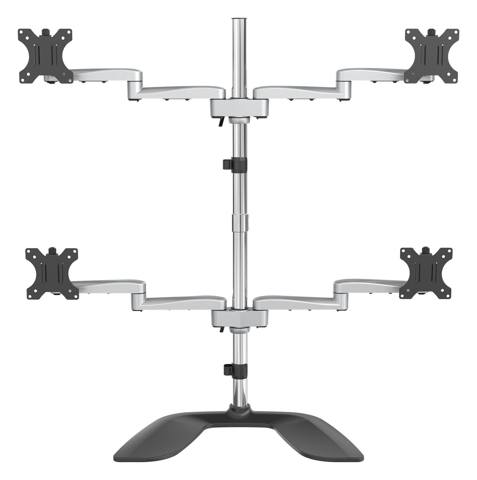 StarTech.com ARMQUADSS Monitorhalterung fur vier Bildschirme (fur bis zu 32 VESA-Monitore, beweglich