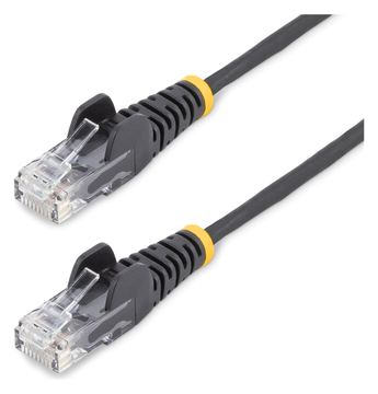 StarTech.com Black Slim Cat6 Ethernet Cable - Kabel - Netzwerk von LumaTech