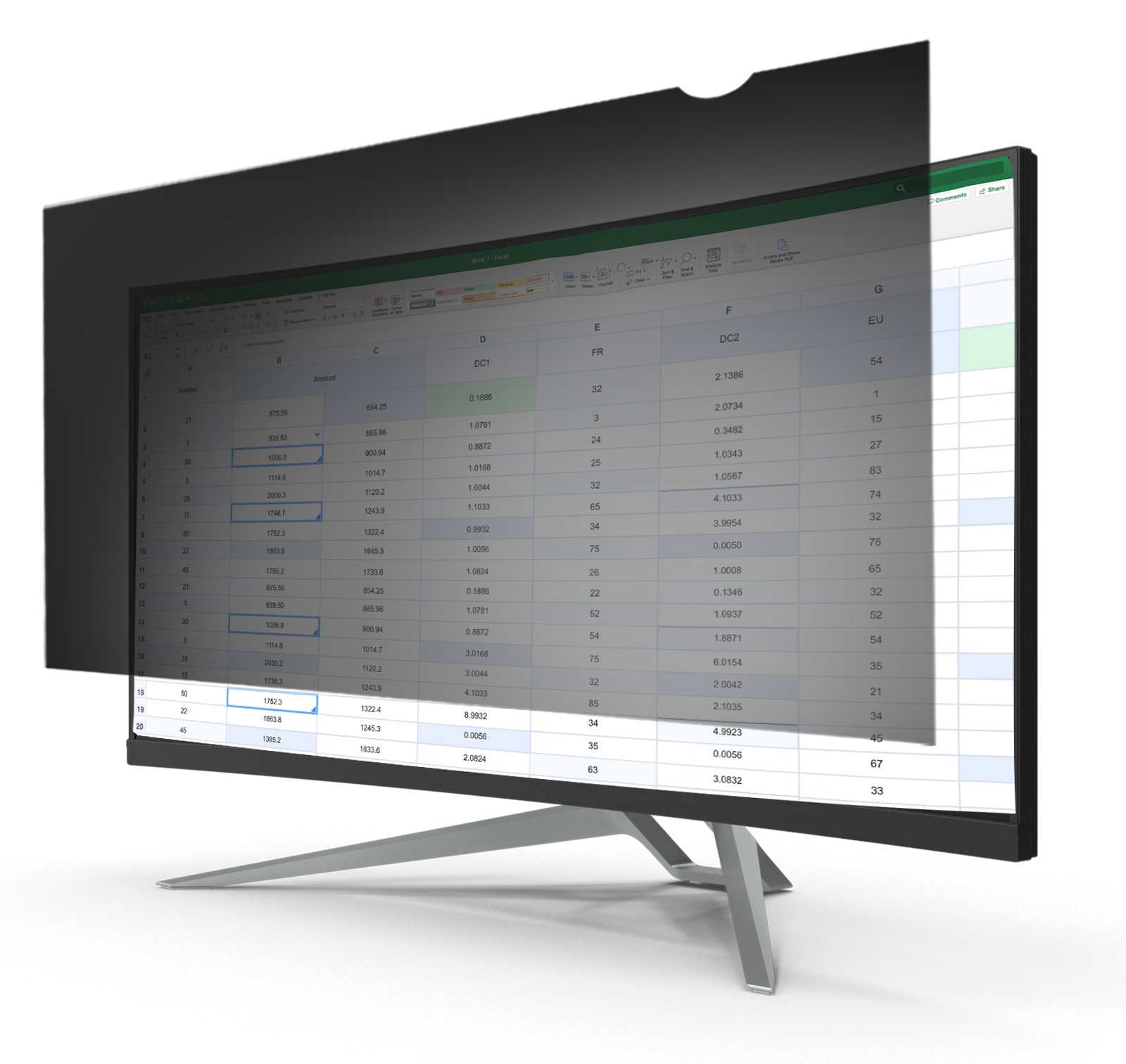 StarTech.com Blickschutzfolie für 34-Zoll-Ultrawide-Display - 21:9 Widescreen - Laptop Privacy Filter
