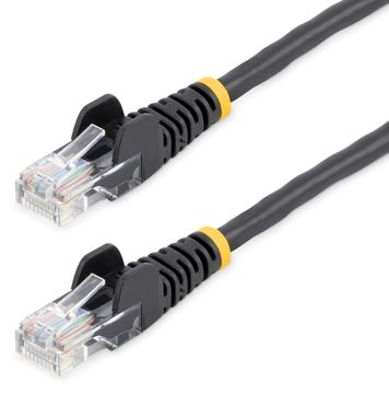 StarTech.com Cat5e Patchkabel mit Snagless RJ45 Anschluss - Netzwerkkabel 5m - Schwarz - Patch-Kabel - RJ-45 (M) von LumaTech