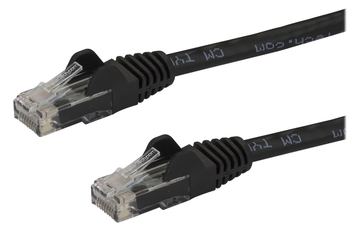 StarTech.com Cat6 Gigabit Patchkabel Snagless mit RJ45 UTP 10m in Schwarz von LumaTech