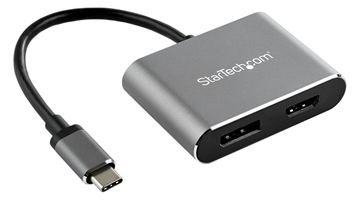 StarTech.com CDP2DPHD USB-C-Multiport Adapter (4K 60Hz UHD, 2-in-1 USB Typ C auf HDMI/DP Display oder Monitor) von LumaTech