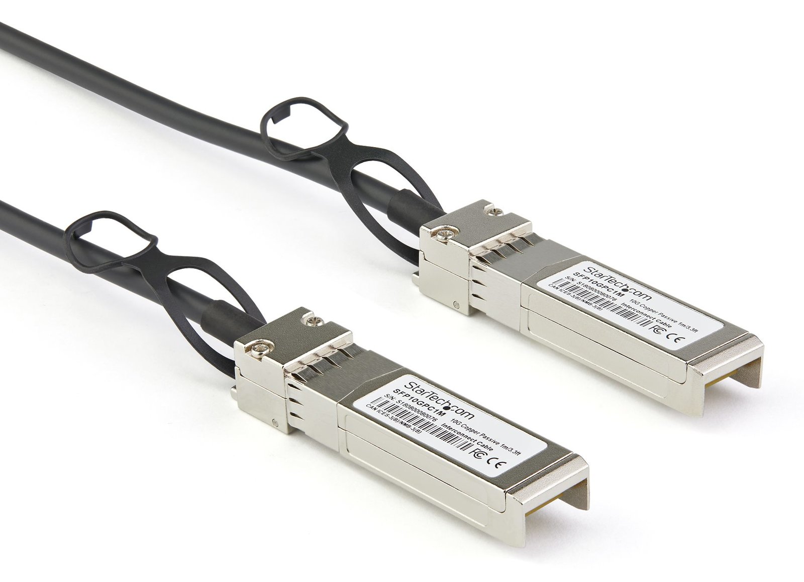 StarTech.com DACSFP10G1M SFP+ Kabel (1m, 10 GbE, Dell EMC DAC-SFP-10G-1M kompatibles SFP+ Kabel