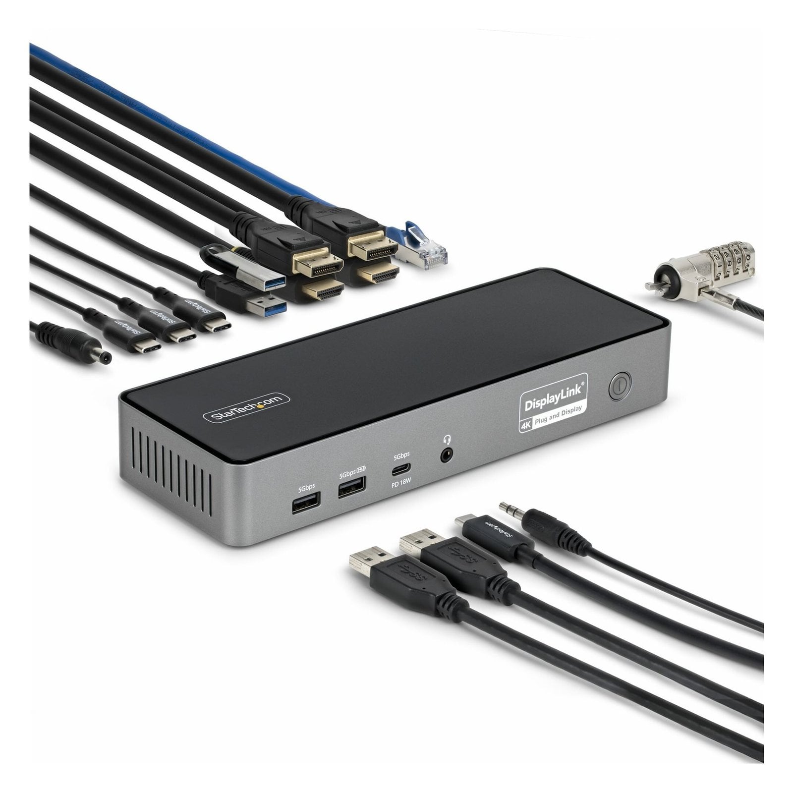 StarTech.com Dockingstation - für Laptop - USB-C