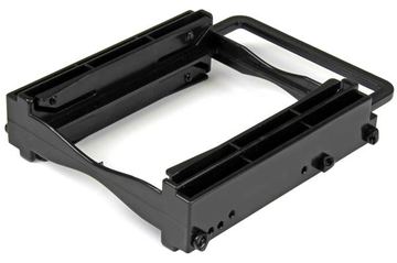 StarTech.com Dual 2,5 SSD/HDD Einbaurahmen für 3,5 Laufwerksschacht - Werkzeuglose Installation von LumaTech