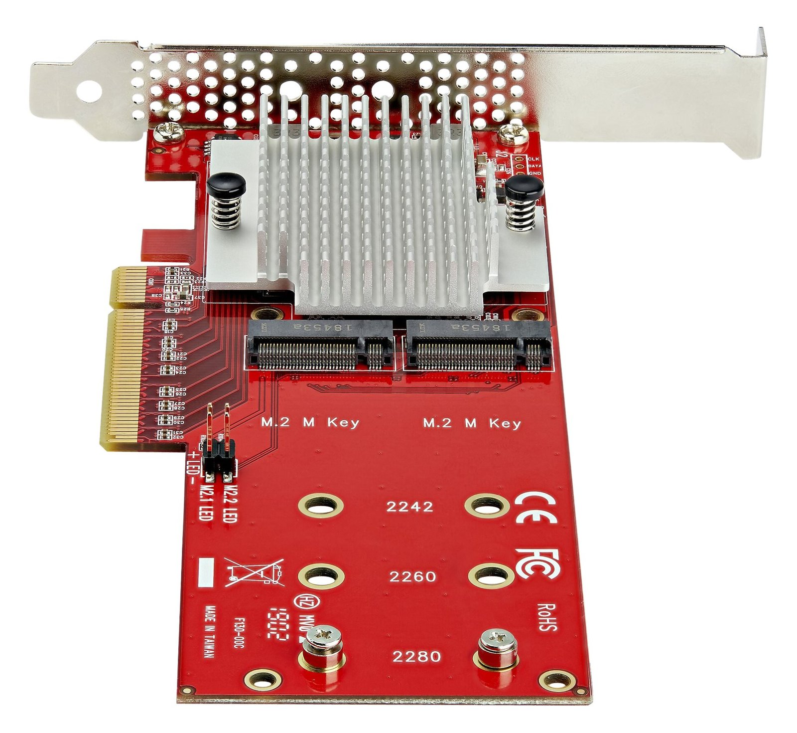 StarTech.com Dual M.2 PCIe SSD Adapter Karte - x8 / x16 Dual NVMe oder AHCI M.2 SSD zu PCI Express 3.0