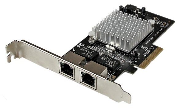 StarTech.com Dual Port PCI Express (PCIe x4) Gigabit Ethernet Server Adapter - 2 Port Network Card