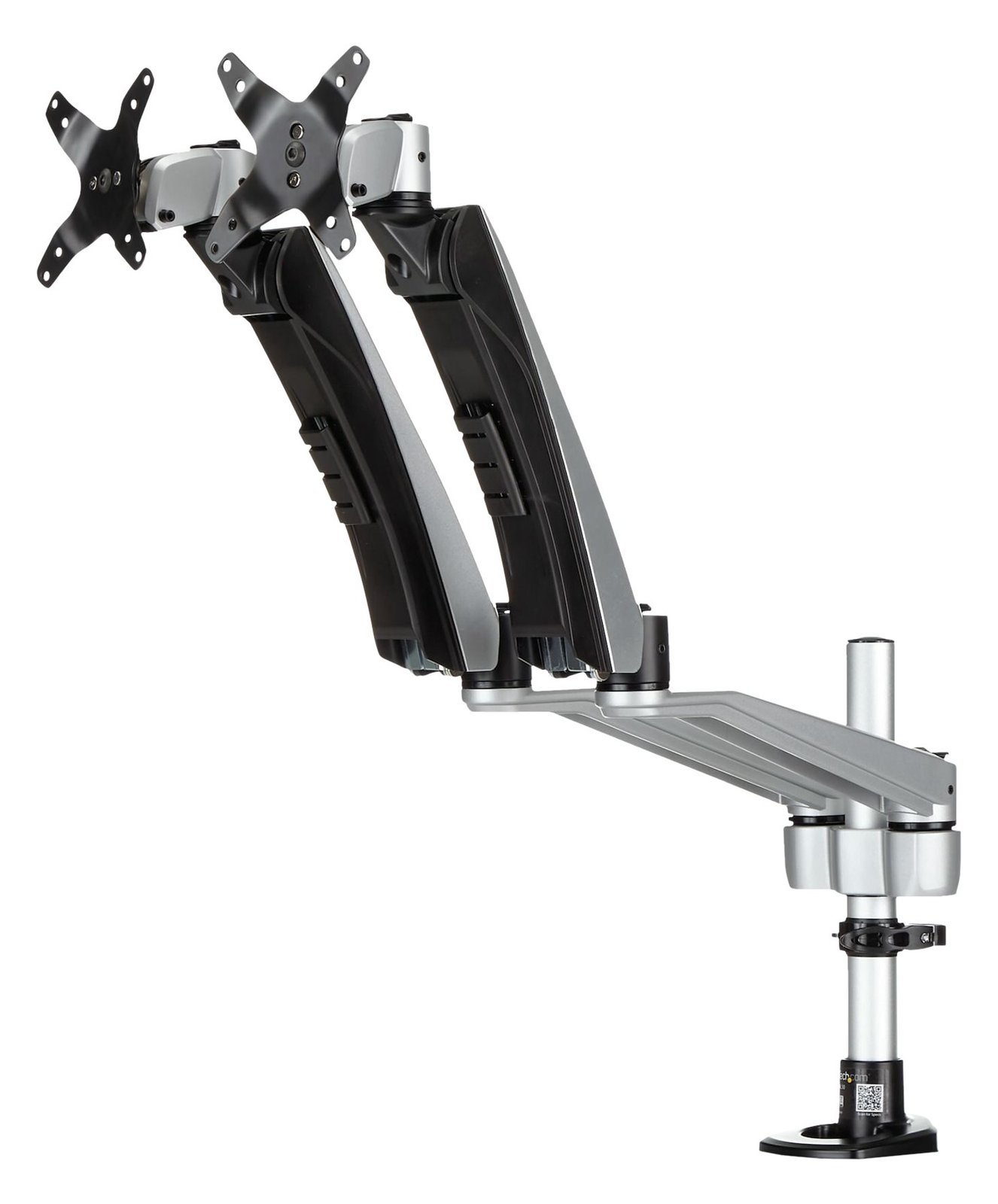 StarTech.com Dual-Monitorhalterung mit voll beweglichem Arm - Stapelbar