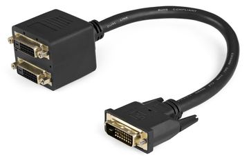 StarTech.com DVI-D auf 2x DVI-D 30cm Splitter Kabel von LumaTech