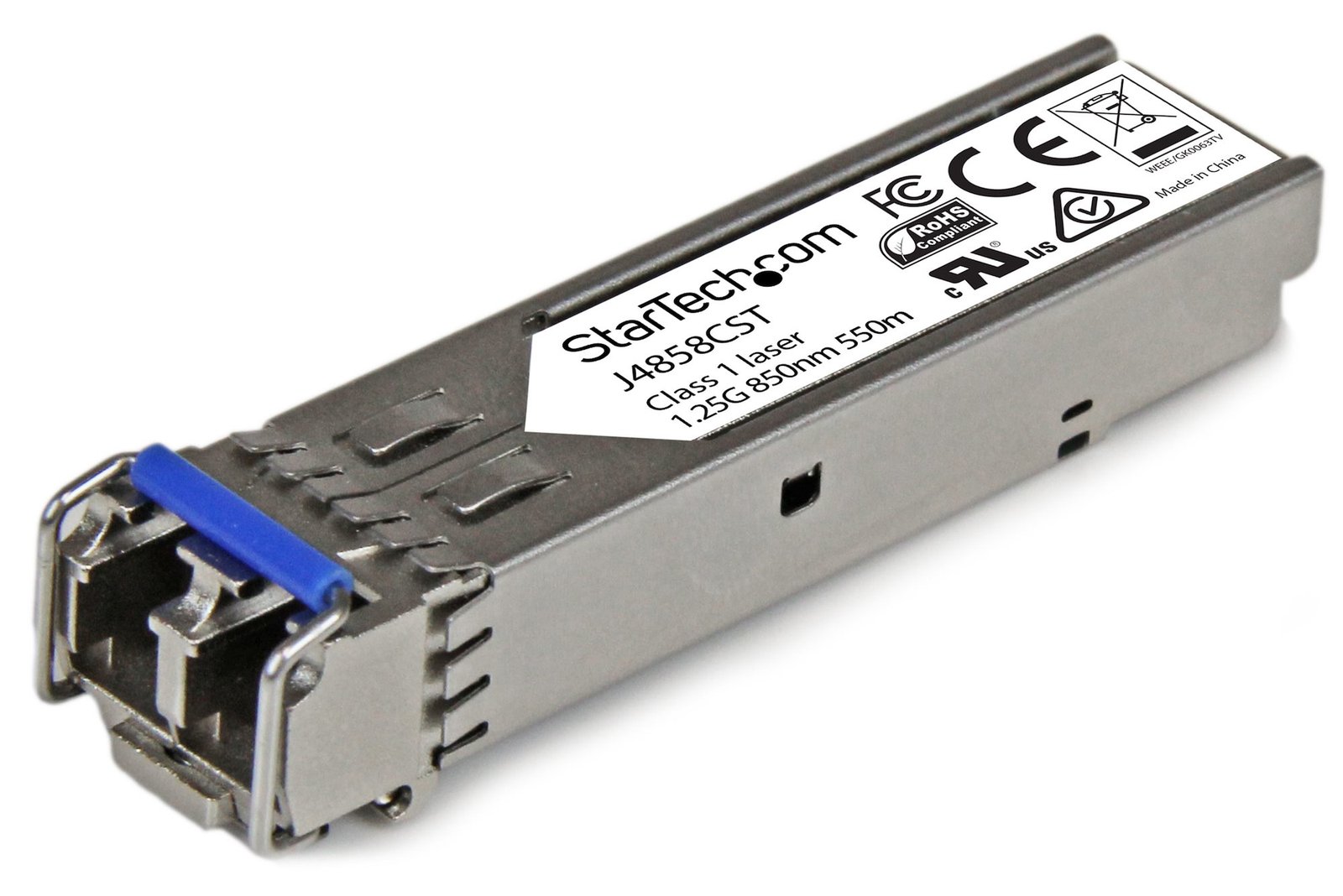 StarTech.com Gigabit LWL SFP Transceiver Modul - HP J4858C kompatibel - MM LC mit DDM - 550m - 1000Base-SX - SFP