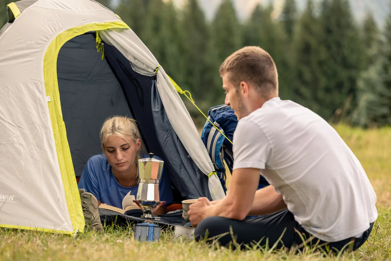 Coleman Darwin 2 - Rucksackreisen - Festrahmen - Kuppel-/Iglu-Zelt - 2 Person(en) - 3,2 m² - 2,8 kg, Ansicht 3