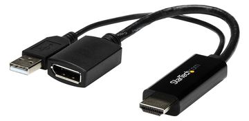 StarTech.com HDMI auf DisplayPort Adapter - HDMI auf DisplayPort Konverter mit USB Power von LumaTech