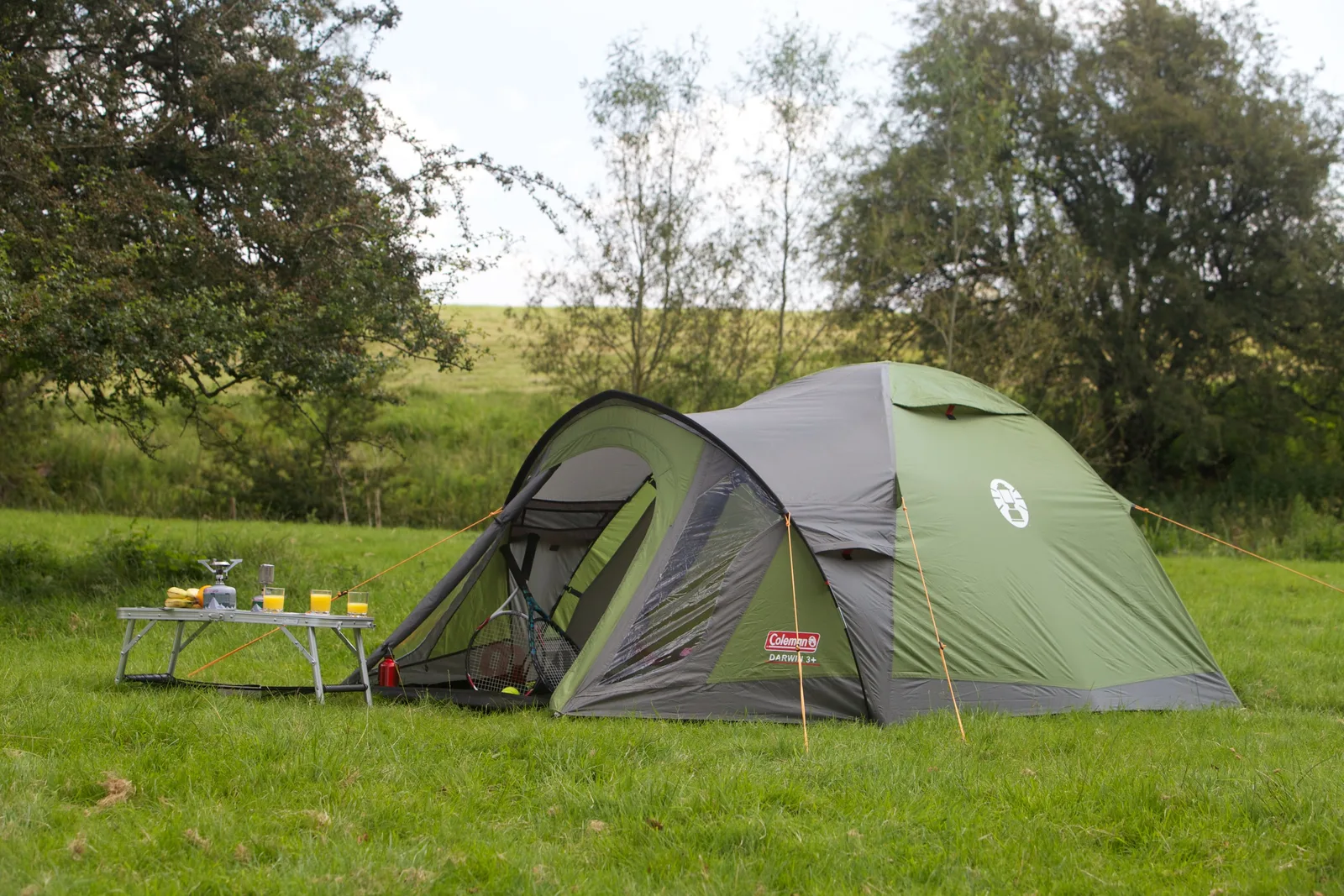 Coleman Darwin 3 Plus - Rucksackreisen - Festrahmen - Kuppel-/Iglu-Zelt - 3 Person(en) - 5,6 m² - 4,9 kg, Ansicht 2