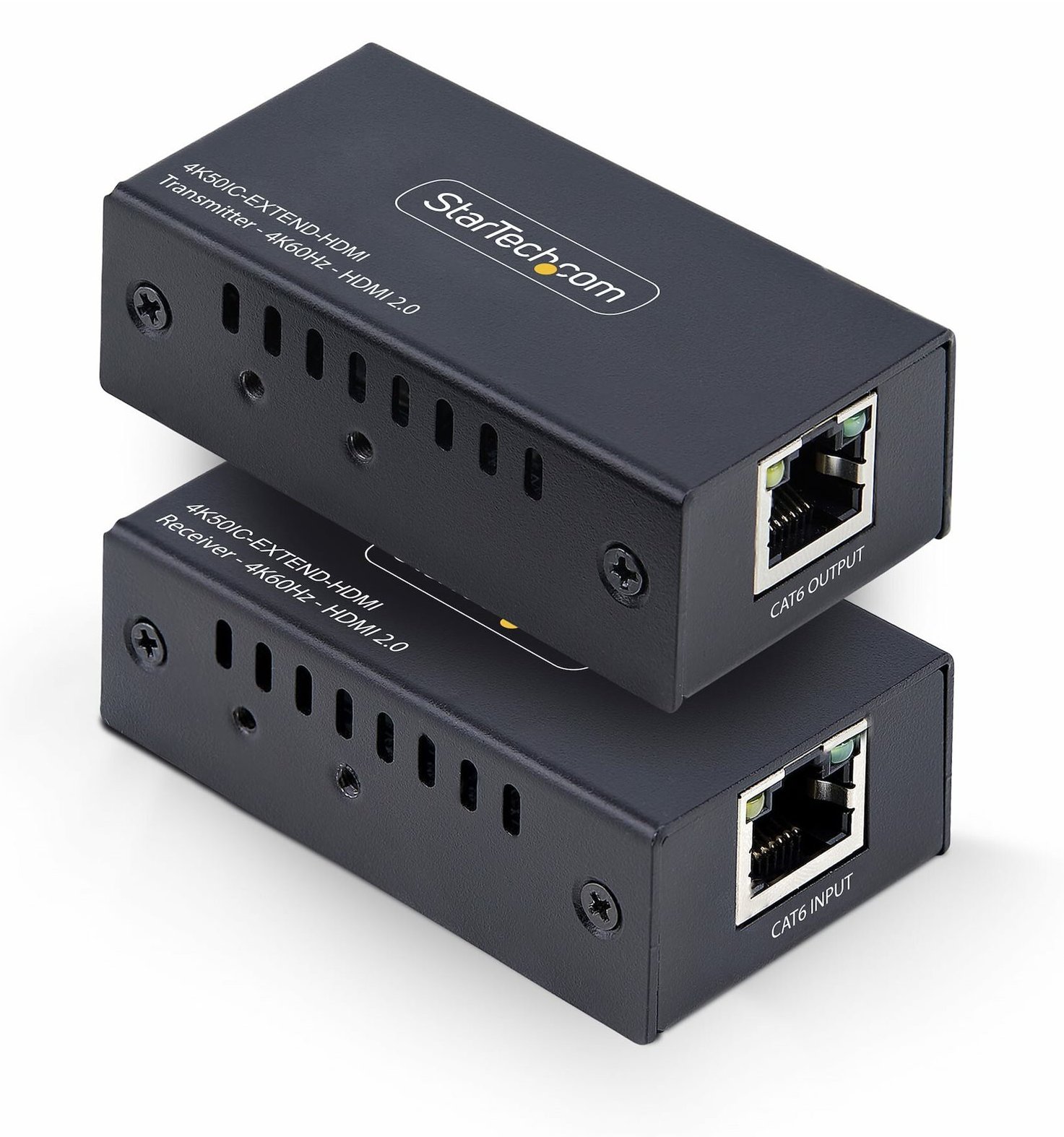 StarTech.com HDMI Extender Over CAT5e/6 Kit, 4K 60Hz, Up to 200ft (60m)