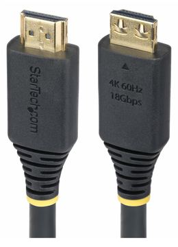StarTech.com High Speed - HDMI männlich zu HDMI männlich - 5 m - abgeschirmt - Schwarz - halogenfrei, passiv, 4K60Hz von LumaTech