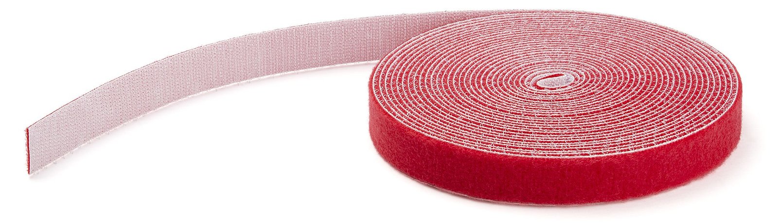 StarTech.com HKLP25RD Klettkabelbinder (7,6m, frei zuschneidbar & wiederverwendbar) rot