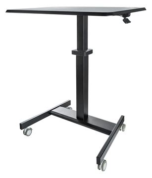 StarTech.com Höhenverstellbarer Schreibtisch - Sit Stand Workstation -Ergonomischer Stehpult mit Rollen von LumaTech