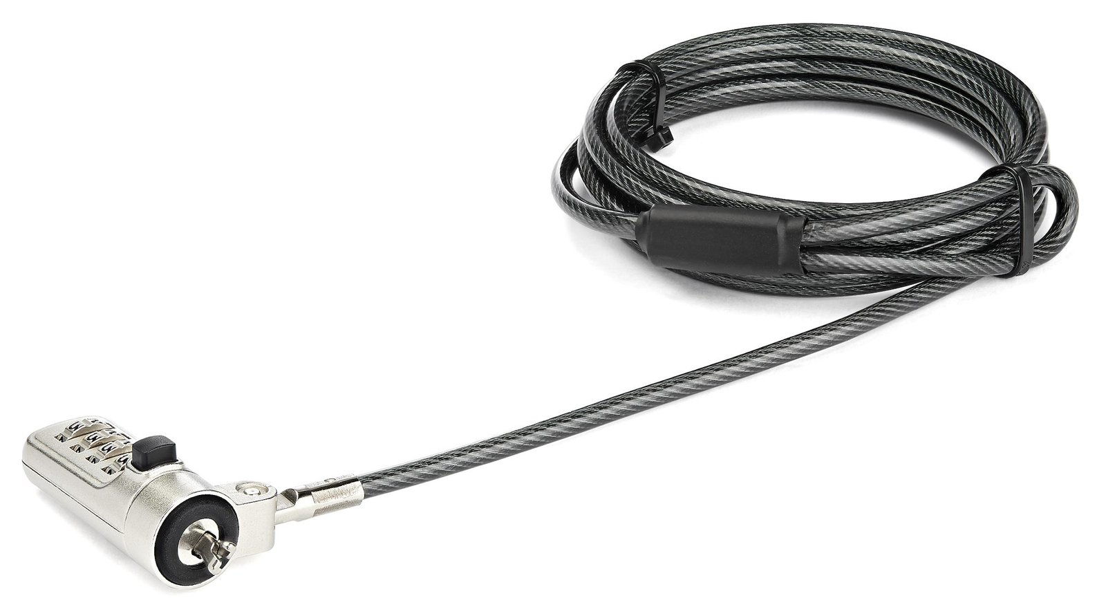 StarTech.com Laptop Sicherheitsschloss (4-stelliges, verstellbares Zahlenschloss