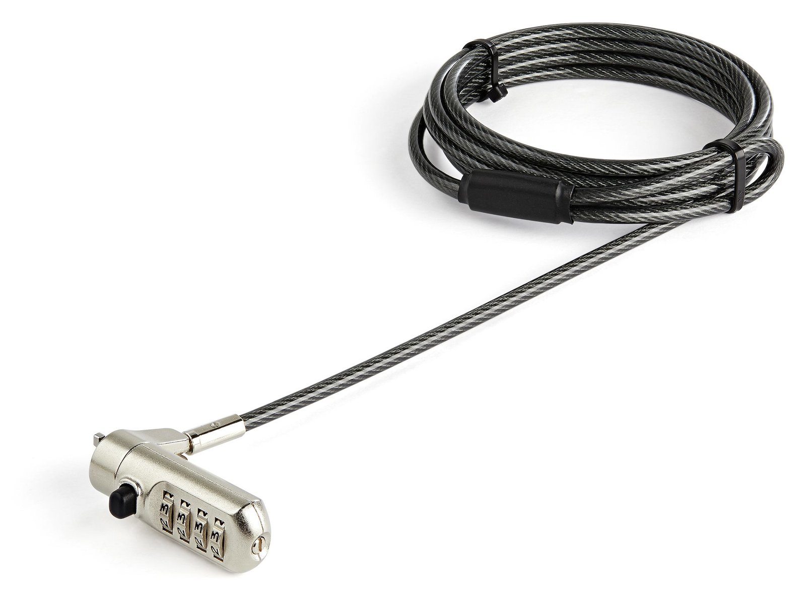 StarTech.com LTLOCKNANO Laptopschloss (2m Kabel, Nano lock, individuell wählbare Kombination, anti-theft)