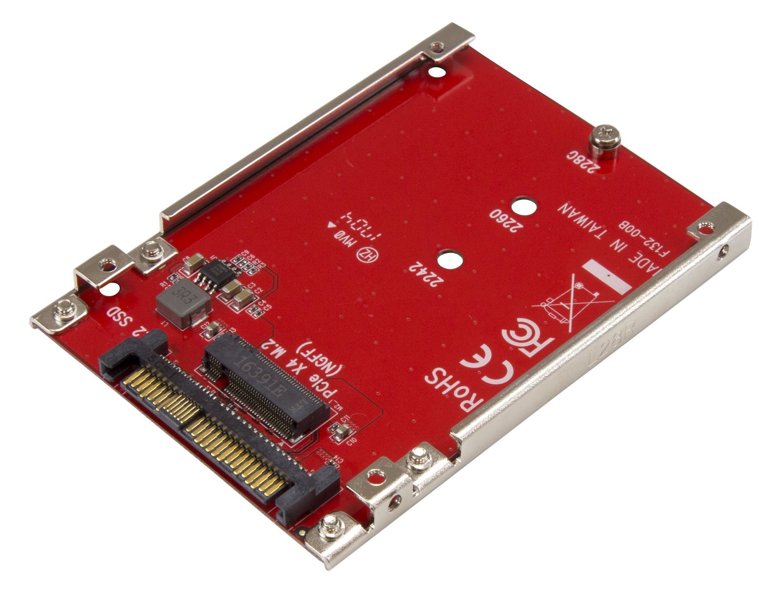 StarTech.com M.2 auf U.2 Adapter - für 1x M.2 NVMe SSD - U.2 (SFF-8639)