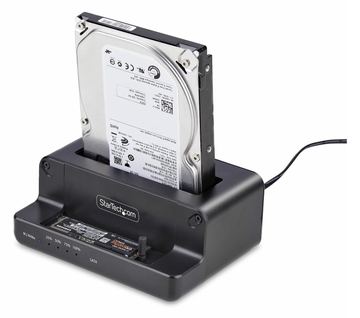 StarTech.com M.2 NVMe to 2.5/3.5 SATA Drive Duplicator, Dual Bay Cloner - Solid State / Festplattenduplikator von LumaTech
