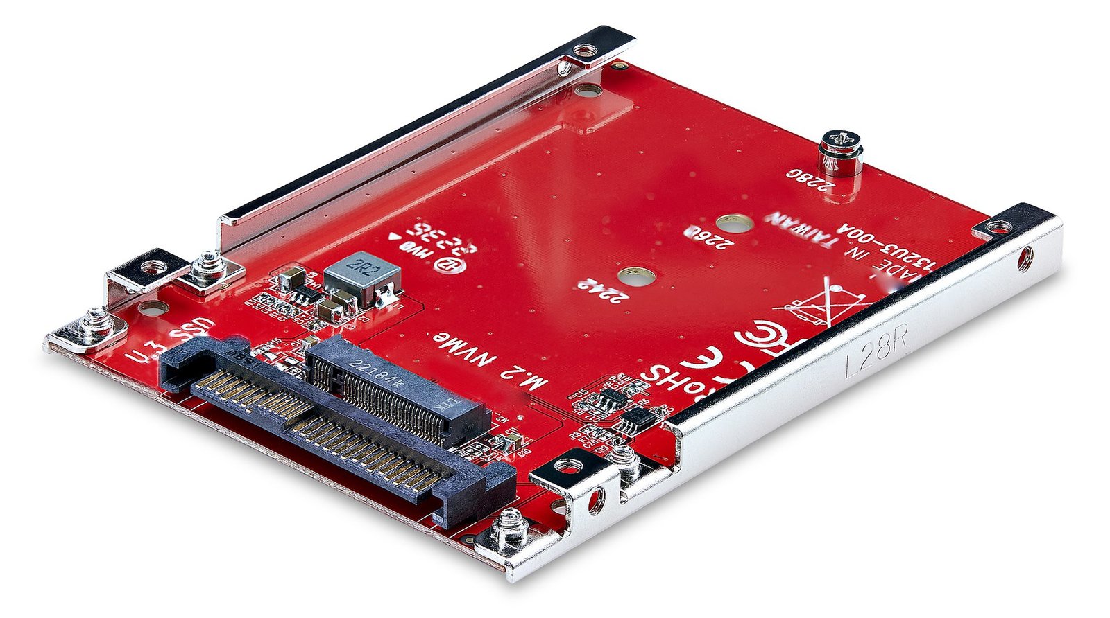 StarTech.com M.2 to U.3 Adapter, For M.2 NVMe SSDs, PCIe M.2 Drive to 2.5inch U.3 (SFF-TA-1001)