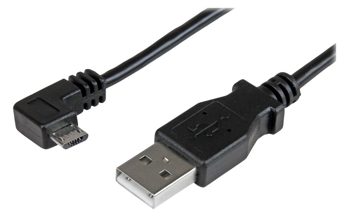 StarTech.com Micro USB Lade/Sync-Kabel - St/St - Micro USB rechtsgewinkelt - 1m - USB auf Micro USB Ladekabel