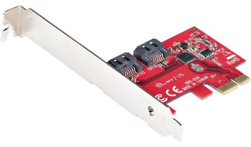 StarTech.com PCIe SATA Controller Karte - 2 Port SATA 3 Erweiterungskarte/Kontroller - 6Gbit/s von LumaTech