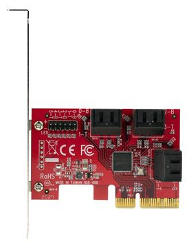 StarTech.com PCIe SATA Controller Karte - 6 Port SATA 3 Erweiterungskarte/Kontroller - 6Gbit/s von LumaTech