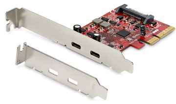 StarTech.com PCIe USB 3.1 Card, 2x USB C 3.1 Gen 2 10Gbps, PCIe Gen 3 x4, ASM3142 Chipset von LumaTech