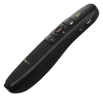StarTech.com Präsentationsfernbedienung PRESREMOTE(Wireless Presenter, PPT Fernbedienung, USB PowerPoint Presenter, 27m) von LumaTech