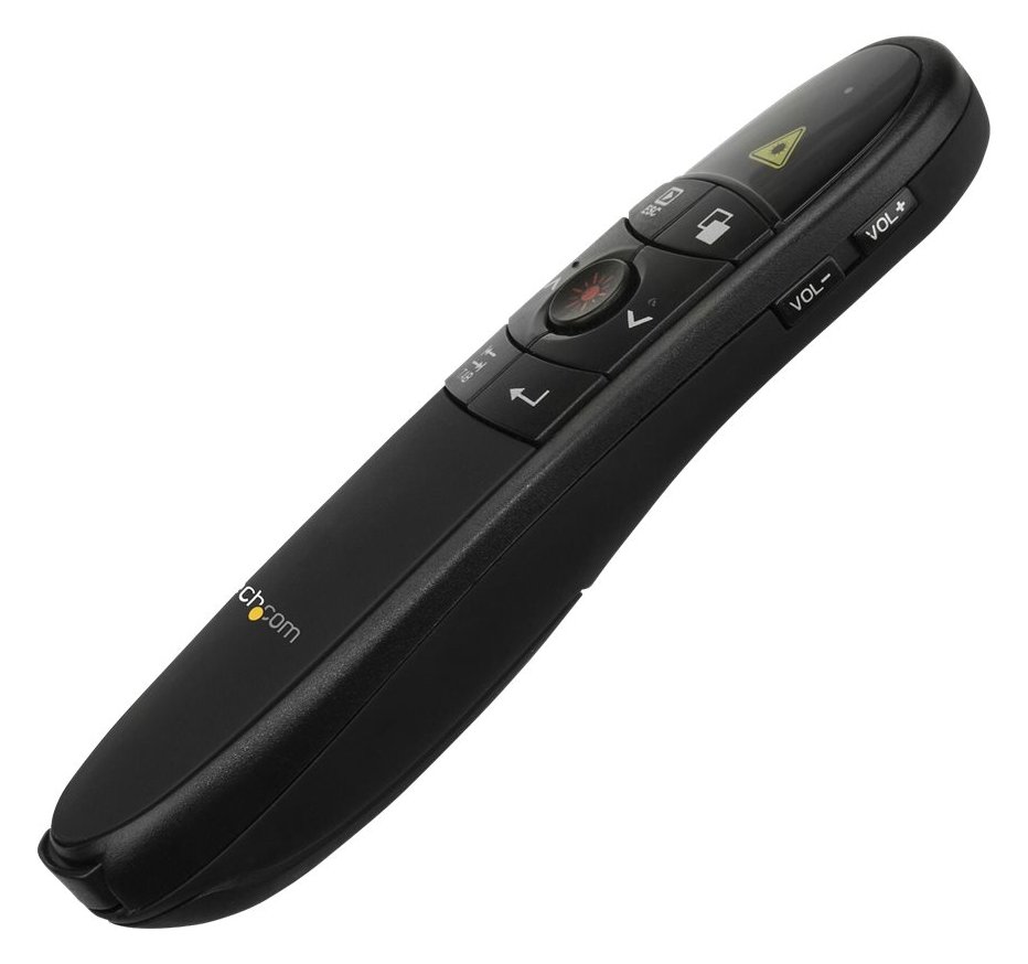 StarTech.com Präsentationsfernbedienung PRESREMOTE(Wireless Presenter, PPT Fernbedienung, USB PowerPoint Presenter, 27m)