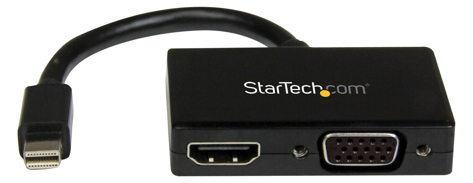 StarTech.com Reise A/V Adapter: 2-in-1 Mini DisplayPort auf HDMI oder VGA Konverter - Schwarz