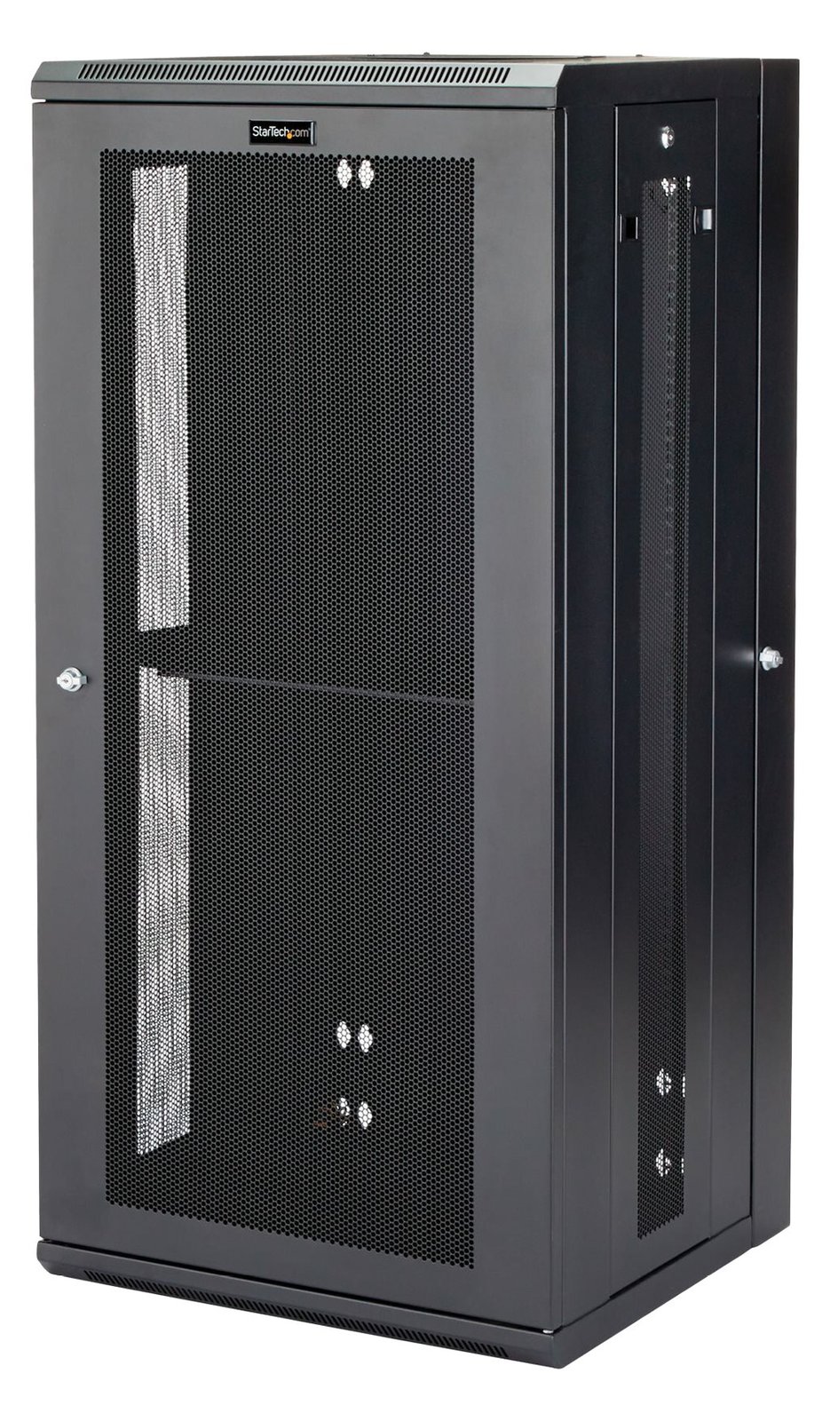 StarTech.com RK2620WALHM Serverschrank (26HE, zur Wandmontage, bis zu 40,6 cm tief, Gehäuse mit Scharnier