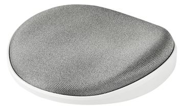 StarTech.com ROLWRSTRST Hanballenauflage (Handgelenkstütze für's Büro, ergonomisch, gepolsterter Stoff, gleitend, silber von LumaTech