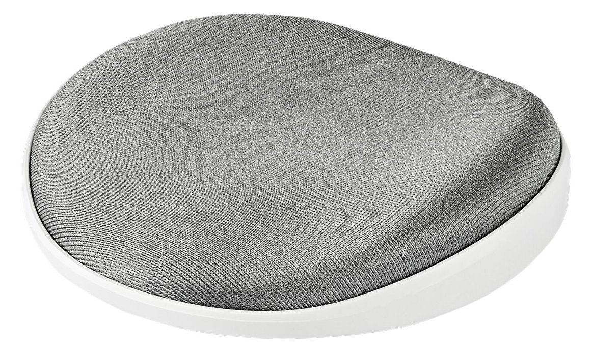 StarTech.com ROLWRSTRST Hanballenauflage (Handgelenkstütze für's Büro, ergonomisch, gepolsterter Stoff, gleitend, silber