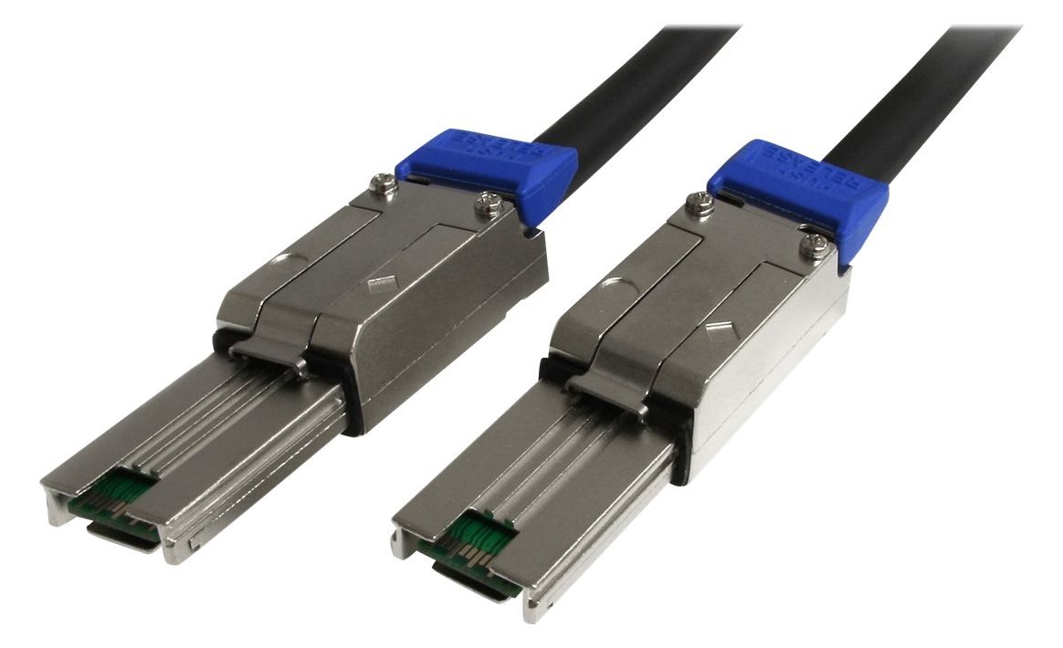 StarTech.com SAS Kabel extern SFF-8088 to SFF-8088 Mini SAS Kabel (26pin) von LumaTech
