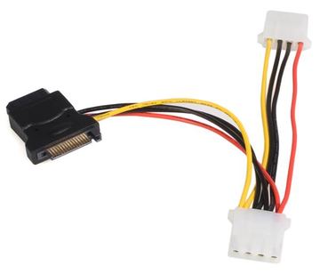 StarTech.com SATA auf LP4 Stromadapter mit 2 zusätzlichen LP4 - Netzteil - interne Stromversorgung, 4-polig (W) von LumaTech